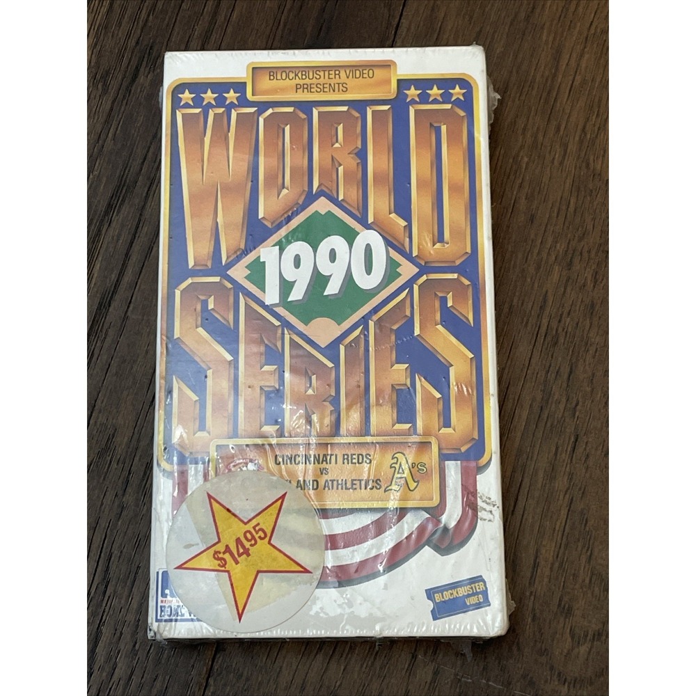 World Series - 1990 REDS VS. A's (VHS, 1993) From Blockbuster